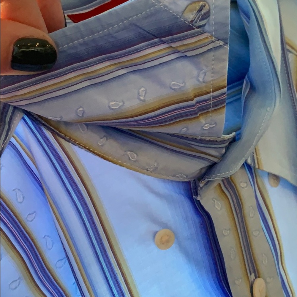 Men’s Bugatchi Shirt Large - Picture 6 of 6